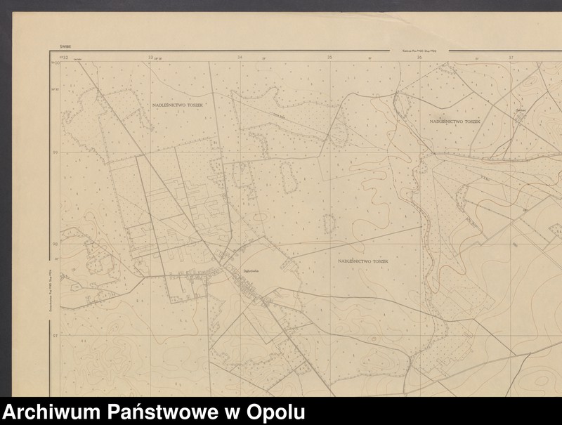 Obraz 2 z jednostki "Mapa gospodarcza, użycie powierzchni ziemi Świbie [pow. Gliwice]."