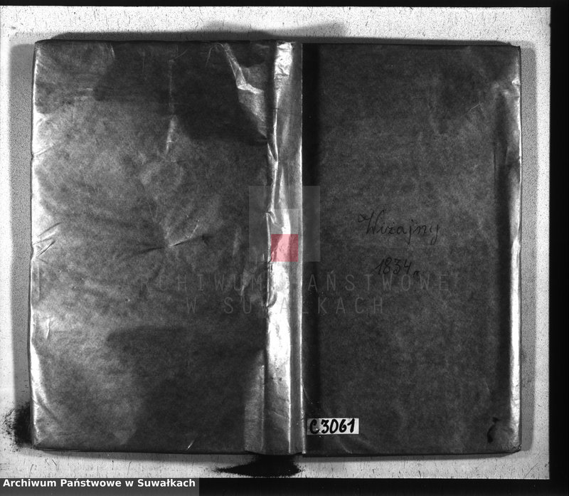 image.from.unit.number "Duplikat parafii wiżayńskiey urodzonych, zaślubionych i umarłych 1834 roku"