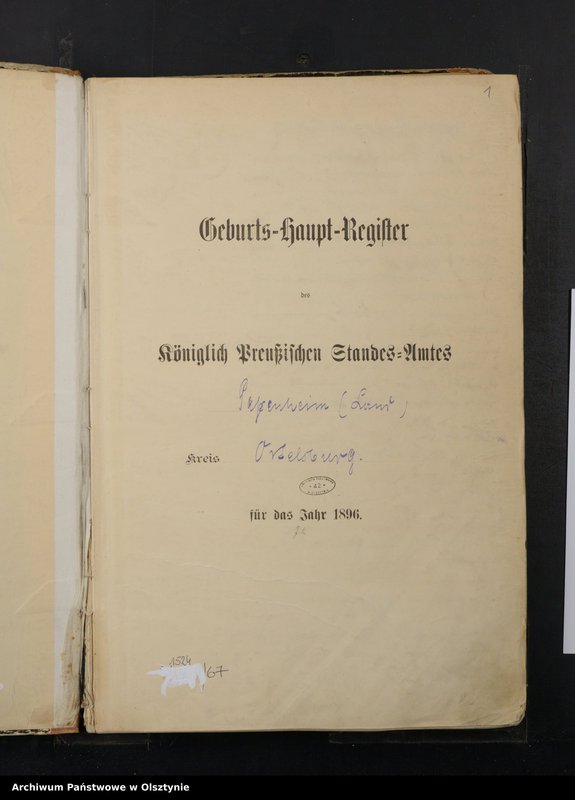 image.from.unit.number "Geburts-Haupt-Register Nr 1 - 225"