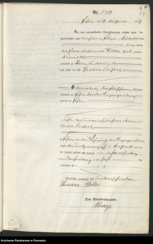 Obraz 20 z jednostki "Księga zgonów t. IV"