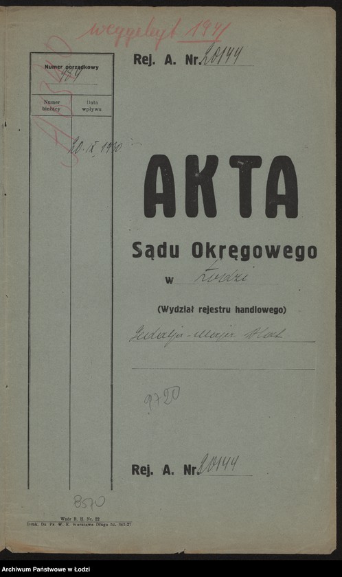 image.from.unit.number "Gedalja Majer Blat- drobna sprzedaż gotowych ubiorów"