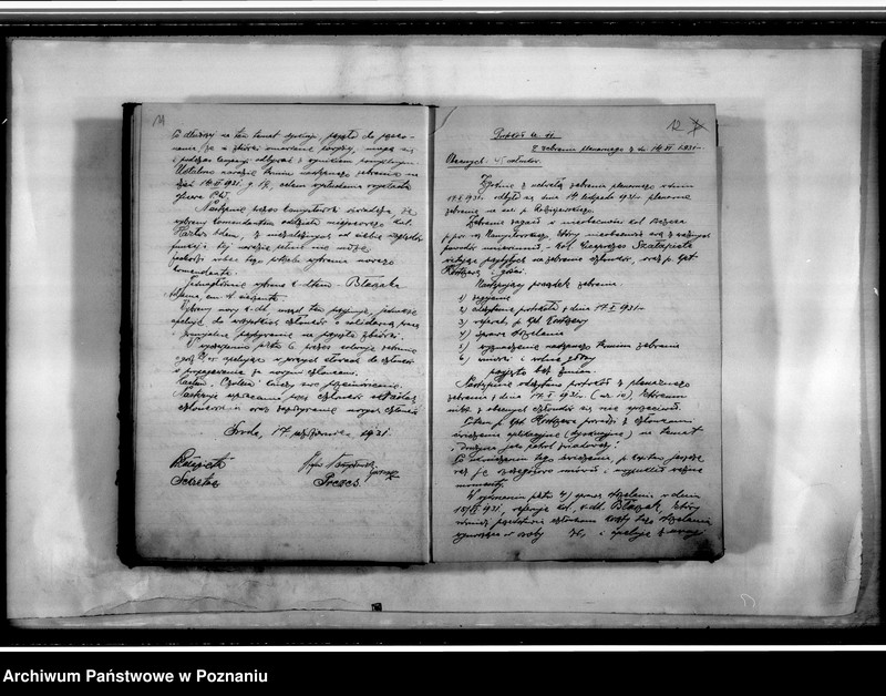 Obraz 12 z jednostki "Książka protokołów z zebrań plenarnych i zebrań zarządu Związku"