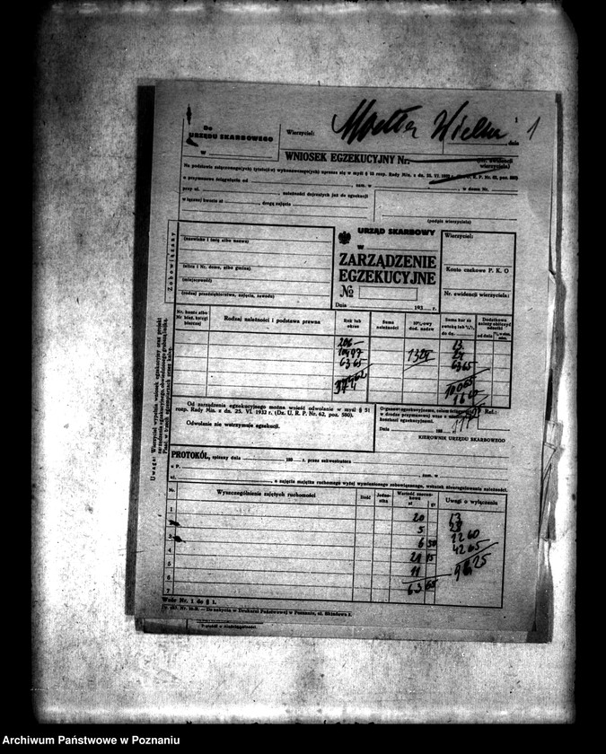 Obraz 5 z jednostki "Wymiar opłat i należności za scalenie gruntów wsi Modła Wielka i Mała powiat"