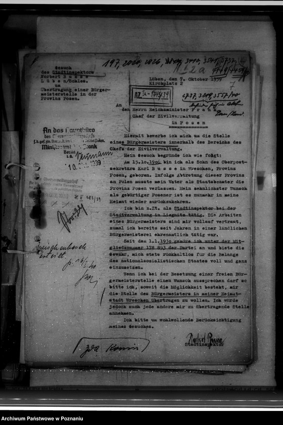 Obraz 11 z jednostki "Bewerbungen um Anstellung im Beamtendienst"