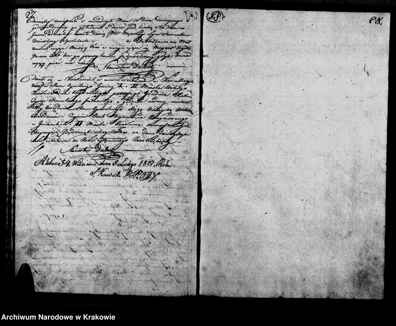 image.from.unit.number "Xięga IIga Akt Stanu Cywilnego dla Zgromadzenia Osób Wyznanania Moyzesowego w Wolnem Miescie Krakowie Zamieszkałych Obeymuiąca Akta Urodzenia i Przyznania Przysposobienia i Zeyscia w Roku 1816m prowadzona i Redagowana przez Stanisława Hebdank Dudzicza Urzędnika Stanu Cywilnego teyze Gminy"