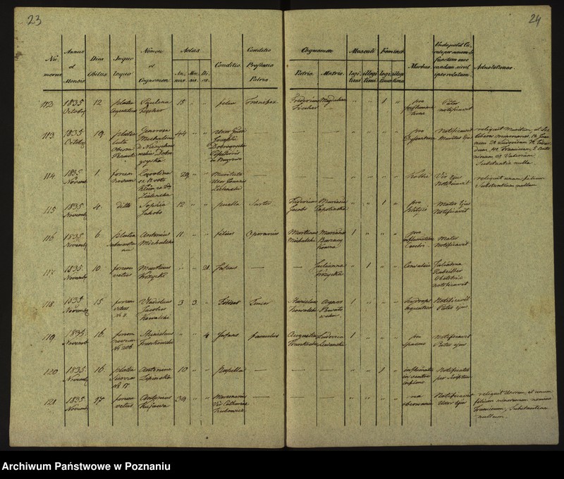 Obraz 15 z jednostki "Księga zgonów"