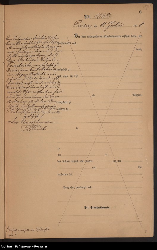 Obraz 20 z jednostki "Księga zgonów t. III"
