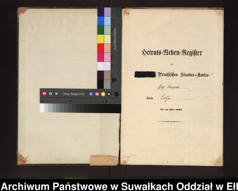 image.from.unit.number "Heiraths-Neben-Register des Preussischen Standes-Amtes Gross Konopken Kreis Loetzen"