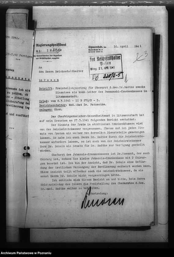 Obraz 7 z jednostki "Notdienstverpflichtung der Ärzte"