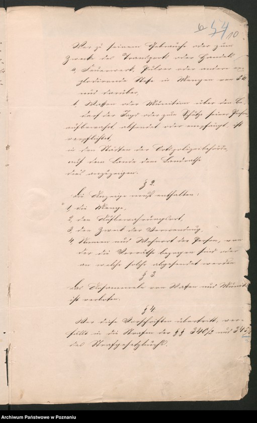 Obraz 15 z jednostki "Die aus Anlass der Unruhen im Königreiche Polen getroffenen polizeilichen Massregeln."