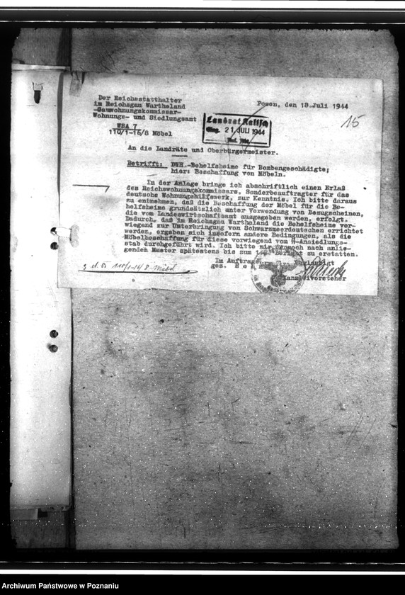 Obraz 20 z jednostki "DWH - Möbel für Behelfsheime"