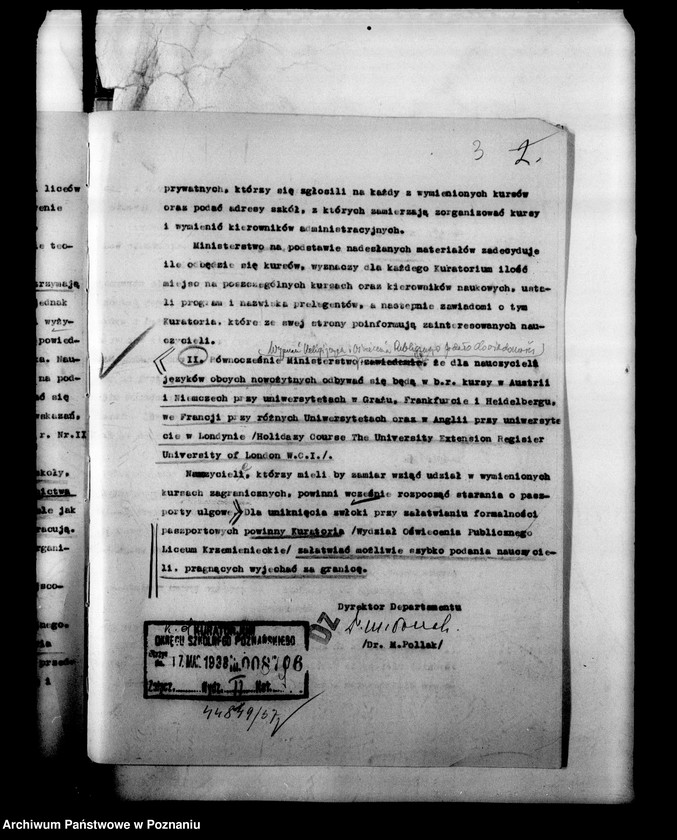 Obraz 6 z jednostki "Kursy wakacyjne nauczycieli szkół powszechnych [Spisy kandydatów na kurs]"