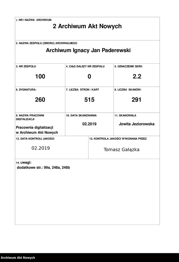 image.from.unit.number "Amérigue (Programy koncertów w czasie tourneé w Stanach Zjednoczonych i Australii)"