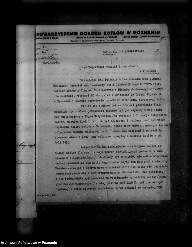 Obraz 9 z jednostki "Gospodarstwo rolne R. Świtalskiego majątek Psarskie powiat szamotulski nr woj. 6573"