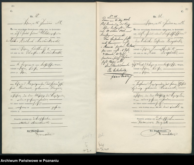 Obraz 18 z jednostki "Księga miejscowa zgonów"