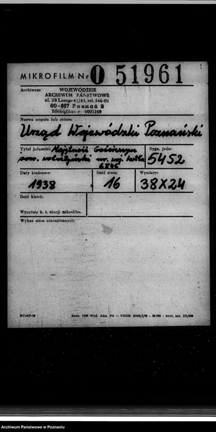 Obraz 2 z jednostki "Tartak J. Skrzypczaka w Jabłonnie powiat wolsztyński nr woj. kotła 6846"