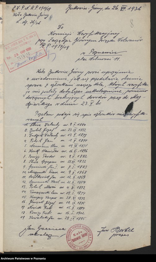 Obraz 11 z jednostki "Bukowiec Górny, powiat Leszno akta koła."