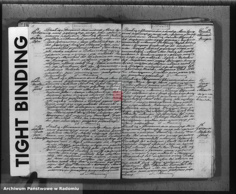 image.from.unit.number "Duplikat aktów religijno cywilnych urodzenia, małżeństw i zejścia w parafii Głowaczów 1858 r."