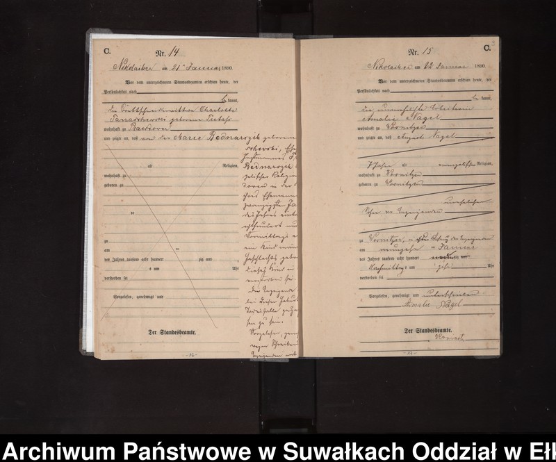 image.from.unit.number "Sterbe-Haupt-Register des Königlichen Preussischen Standes-Amtes Nikolaiken Kreis Sensburg"