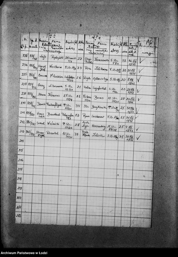 Obraz 19 z jednostki "[Imienne wykazy zaślubionych lub zaręczonych par]"