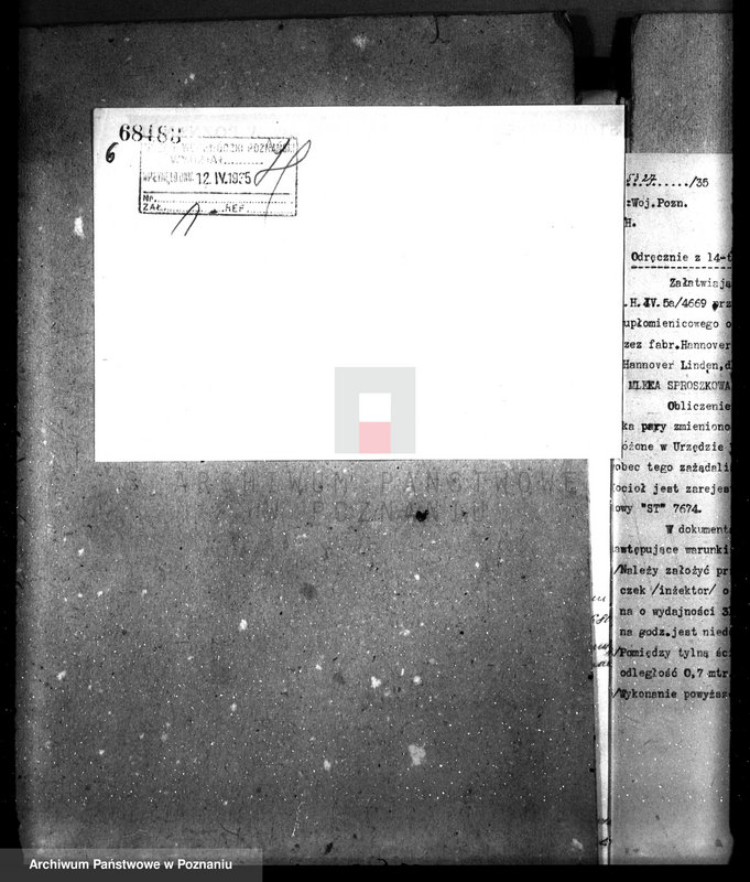 Obraz 11 z jednostki "Fabryka mleka proszkowanego i kondensowanego w Krotoszynie nr woj. kotła 4669"