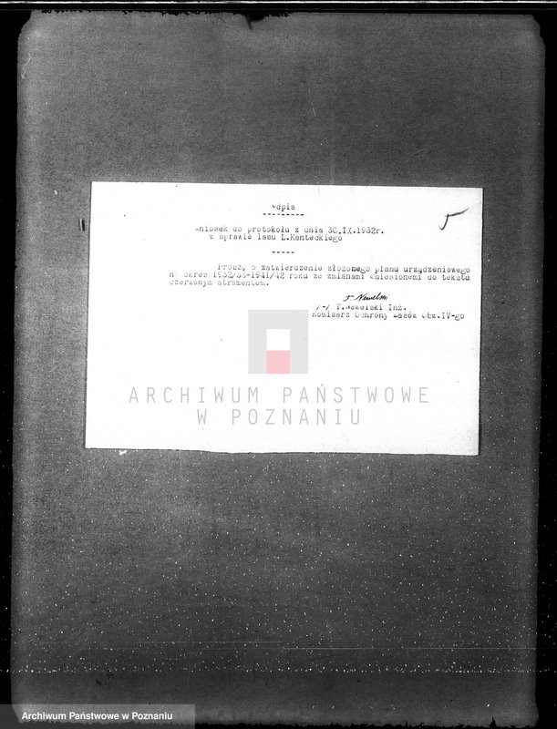 Obraz 8 z jednostki "Nadzór nad gospodarką w lasach L. Kanteckiego Kania powiat ostrowski"