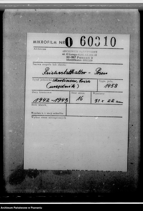 Obraz 2 z jednostki "Martinsen. Erich - urzędnik"