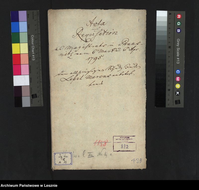 Obraz 3 z jednostki "[Akta und Requisition des Magistrats zu Prausnitz den allhiesigen Schutzjuden Lebel Markus anbetreffend]"