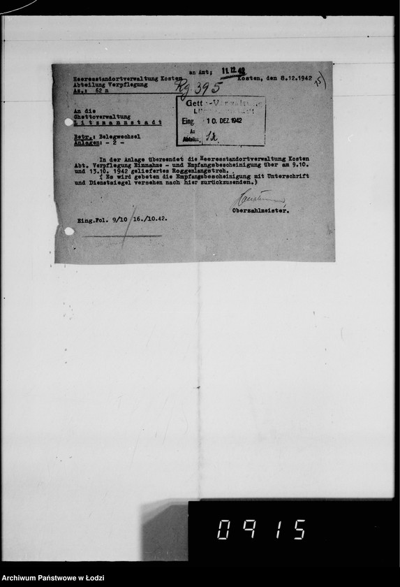 Obraz 20 z jednostki "Strohschuhe. Rechnungen, Frachtberichte, Waggon-Eingang"