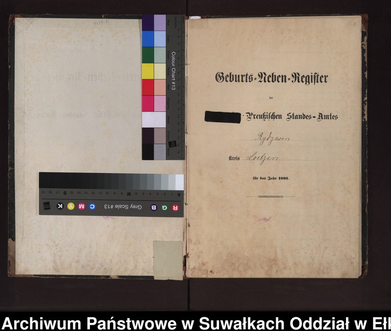 image.from.unit.number "Geburts-Neben-Register des Preussischen Standes-Amtes Rydzewen Kreis Loetzen"