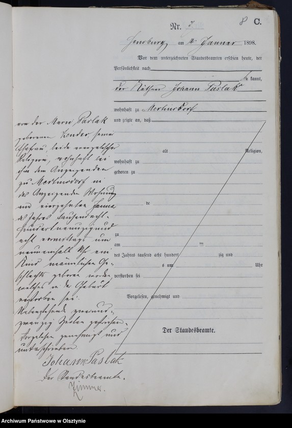 image.from.unit.number "Sterbe-Haupt-Register Nr 1 - 227"