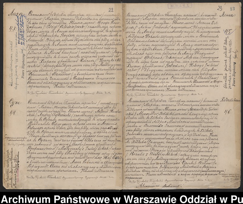 image.from.unit.number "Akta urodzeń, małżeństw i zgonów"