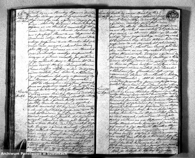 image.from.unit.number "Kięga Duplikatu Zawierająca w sobie Akta Stanu Cywilnego od dnia 1-go Stycznia do dnia ostatniego Grudnia 1829 r. Urodzonych, Zaślubionych i Zmarłych w Parafii Kopciowskiey pro 1829 roku"