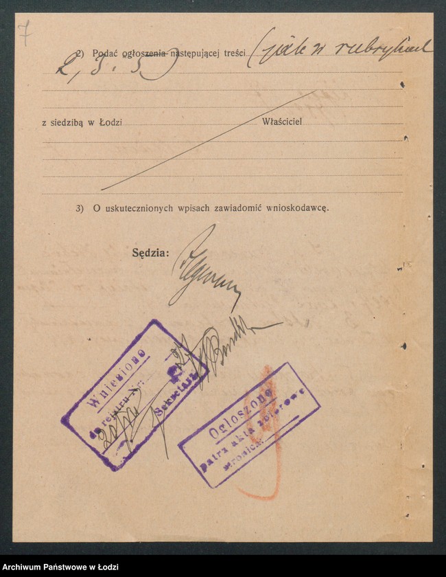 Obraz 9 z jednostki "J. G.Strutcowski- sprzedaż towarów bawełnianych i sztucznego jedwabiu"