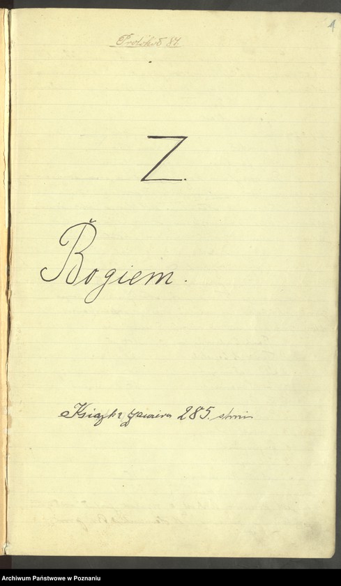 Obraz 4 z jednostki "Poznań - Wilda. Protokolarz zebrań zarządu."