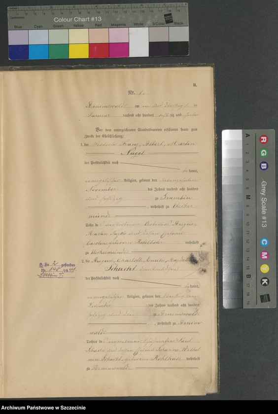Obraz z jednostki "Heiraths-Register (Haupt-Register)"