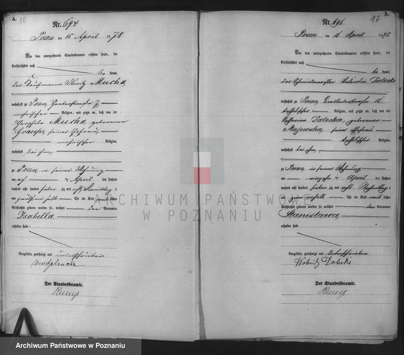 Obraz 10 z jednostki "Księga urodzeń t. II"