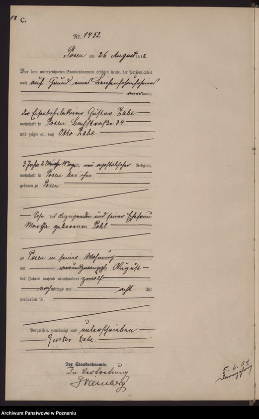 Obraz 20 z jednostki "Księga miejscowa zgonów tom IV [Rejestr główny zgonów]"