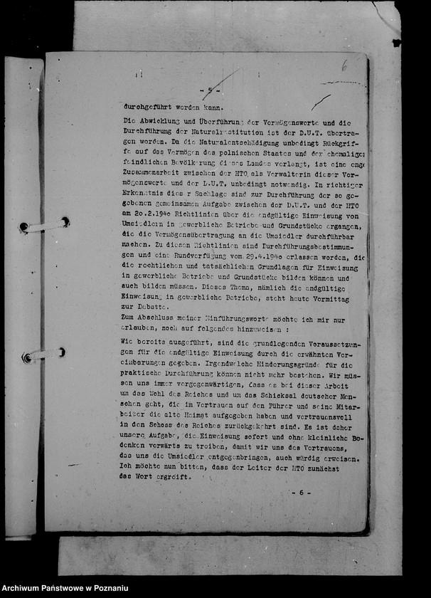 Obraz 10 z jednostki "Protokoły konferencji w sprawie umocnienia niemczyzny w Kraju Warty"