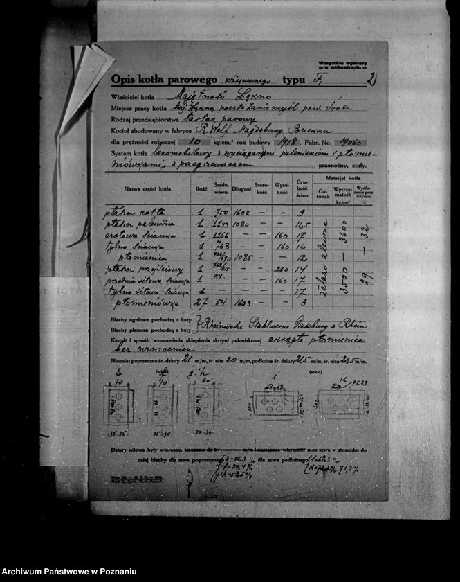 Obraz 6 z jednostki "Majątek Łękno powiat średzki tartak parowy nr woj. 3270"