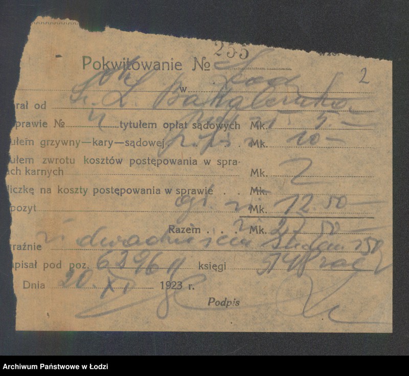 Obraz 4 z jednostki "Szmul Lejb Bakalczuk – handel resztek jedwabnych"