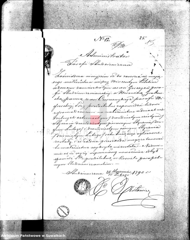 image.from.unit.number "[Dokumenty do akt małżeństw wyznania rzymskokatolickiego parafii w Wigrach]"