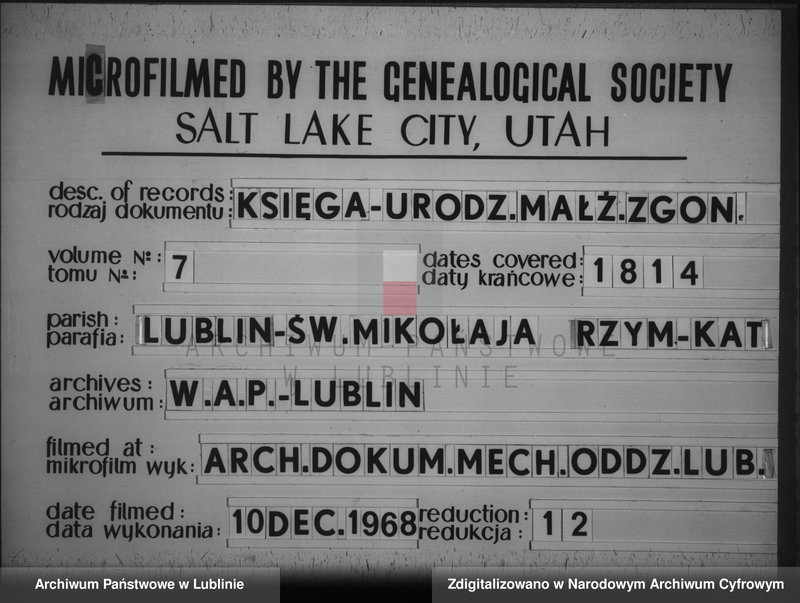 image.from.unit.number "Księga urodzeń, zapowiedzi, małżeństw i zgonów"