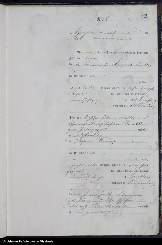 image.from.unit.number "Heiraths-Haupt-Register Nr 1 - 33"