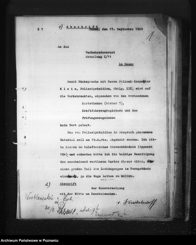 Obraz 5 z jednostki "Vorgänge über Makulatur"