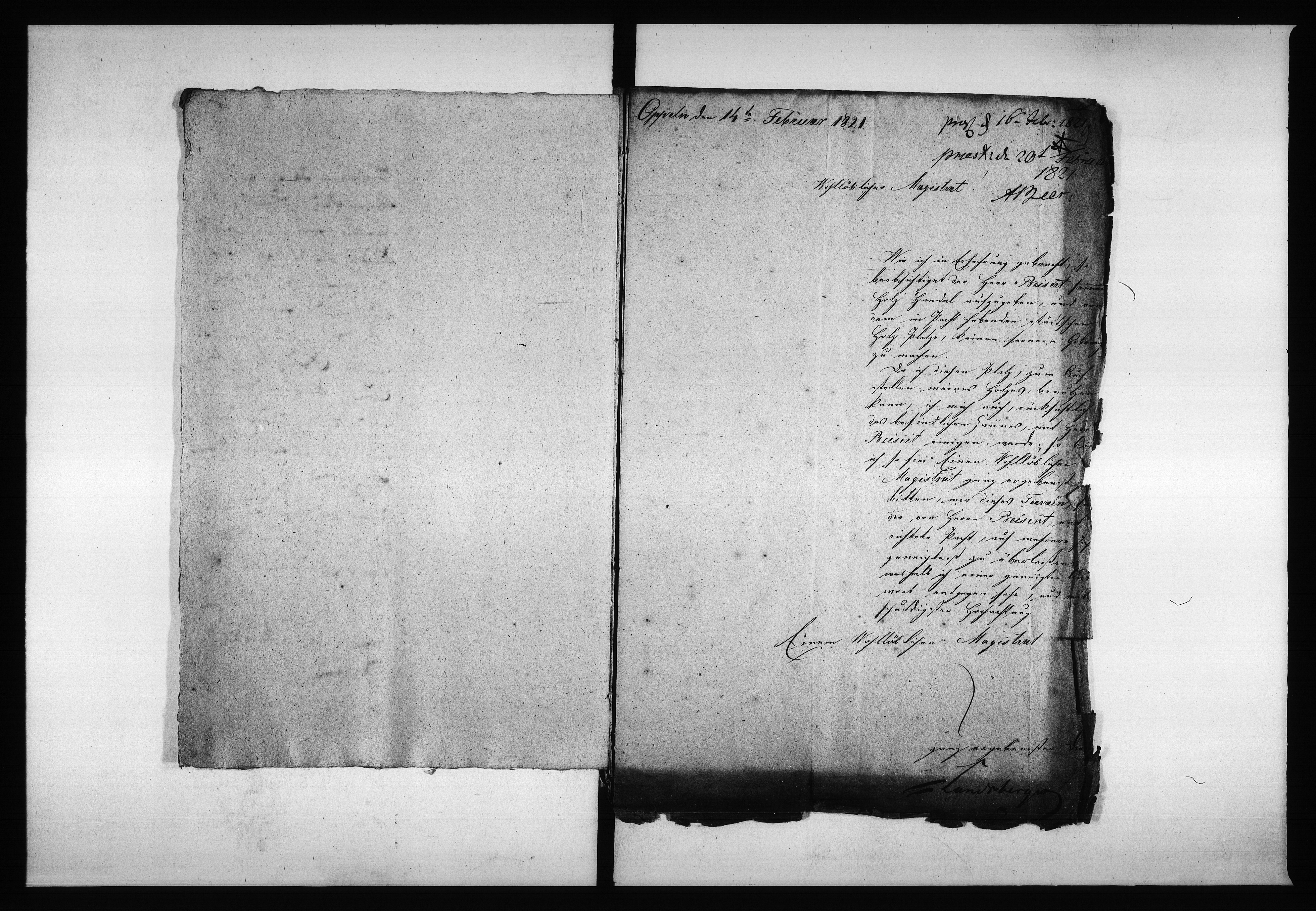 Obraz 11 z jednostki "Acta von Verpachtung des Städtischen Holtz-Platzes resp: Abladeplätze Vol: I de anno 1820"