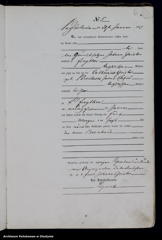 image.from.unit.number "Haupt-Geburts-Register Nr 1 - 91"