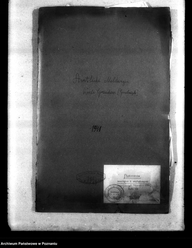 Obraz 4 z jednostki "Amtliche Meldungen Kreis Grandenz (Grudziądz)"