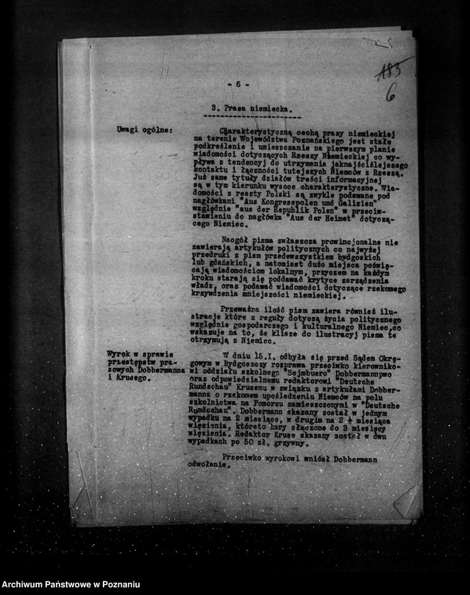 Obraz 10 z jednostki "Sprawozdania z życia mniejszości narodowych za miesiące styczeń, luty, marzec 1930 r."