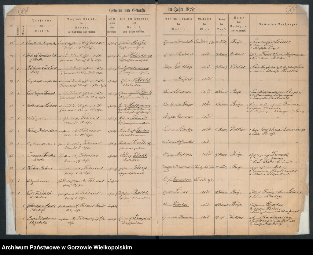 image.from.unit.number "Duplikate der Hauptkirche zu Landsberg an der Warthe (zawiera też księgę zgonów Konkordien, reformirte und Militair Kirchen Gemeinde z 1870 r.)"